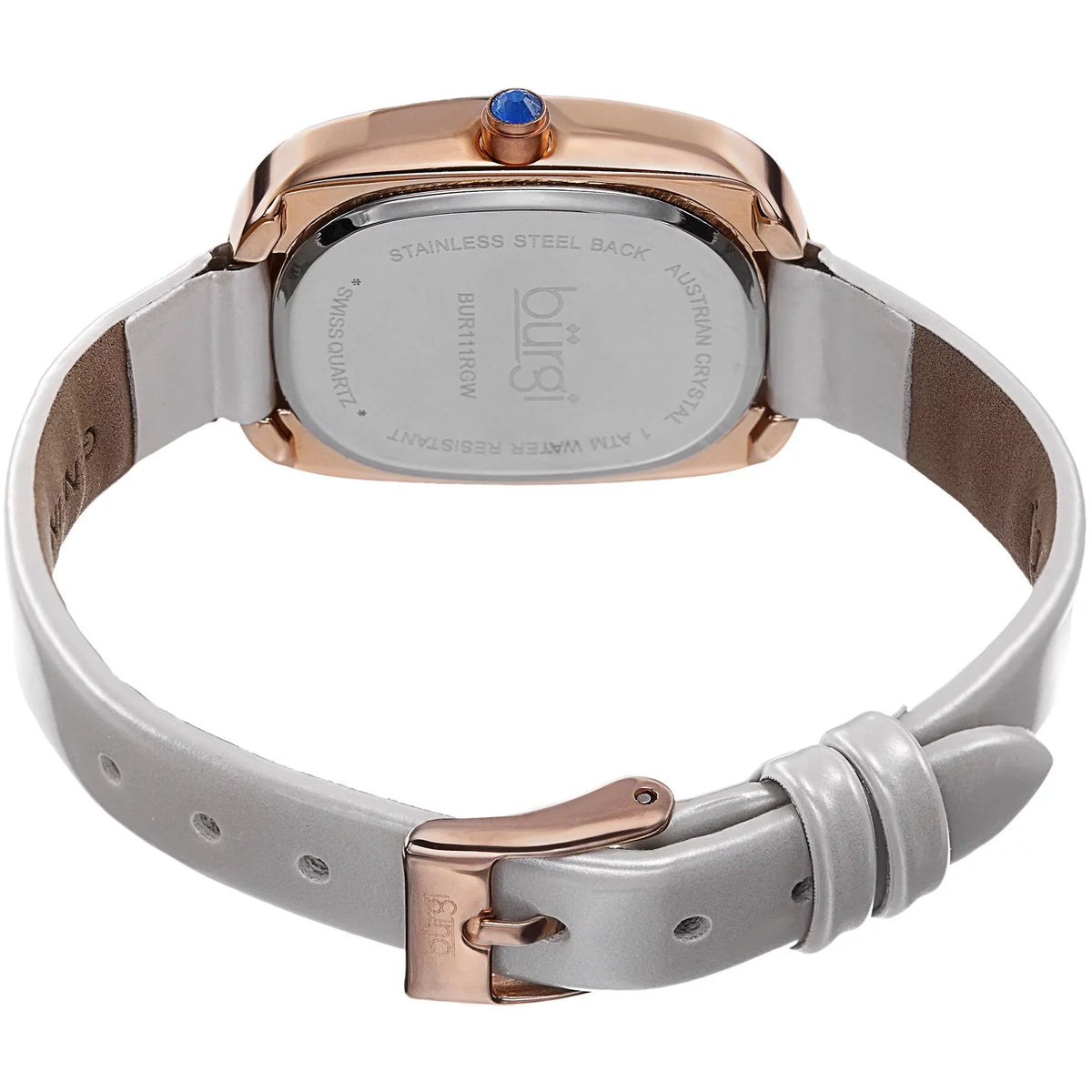trendy Women's Rose-Tone Watch Crystal Quartz Swiss Strap