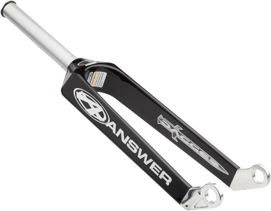 Dropout Answer Black 24" Pro Fork Forged BMX 20mm Dagger Legs new Carbon Matte