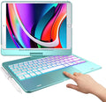 with 10.5, Generation 9th (2020), Pencil (2021), iPad 8th Keyboard Generation Air with 10.2-inch Cover Typecase Pro Protective for Gen, Slim Holder (Seafoam) Backlit 7th iPad 3, Case Wireless Trackpad