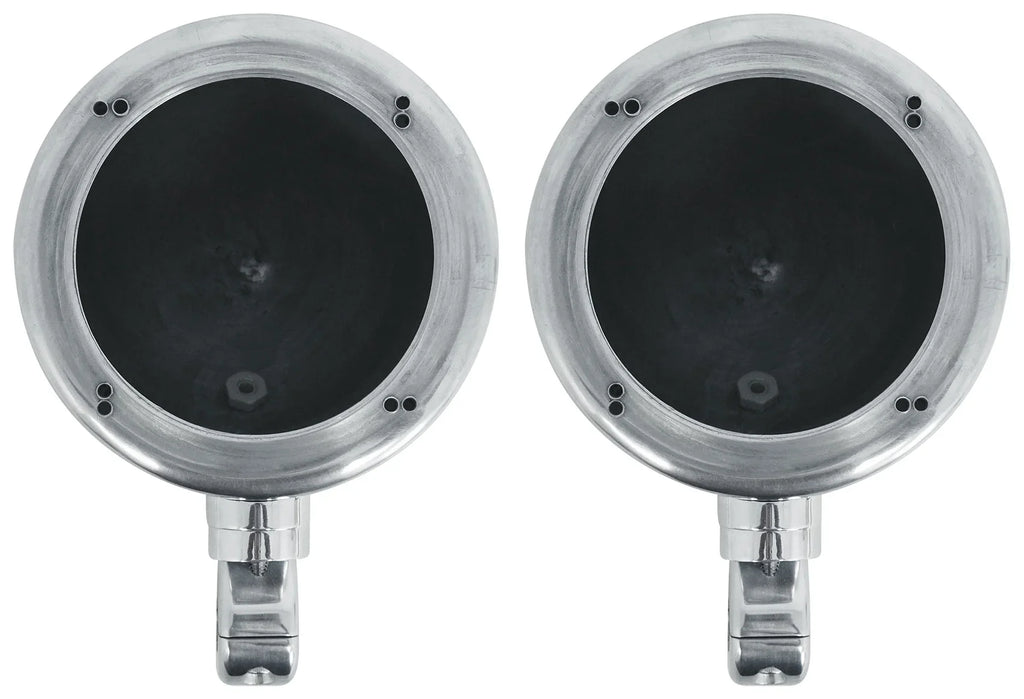 ATV/UTVCART (2) Tower Audio trendy Speakers+MTX Amp 4" For 2-Channel Chrome Polk