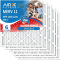 Air Conditioner 1200 WICKED MPR & CLEAN Air Made AIRX Pack MPR 11 to Comparable Furnace Filter AIR. special edition HVAC FPR FILTERS Pleated 7 Electrostatic USA Filters 6 Filter MERV Premium 1000, 16x18x1 16x18x1 by