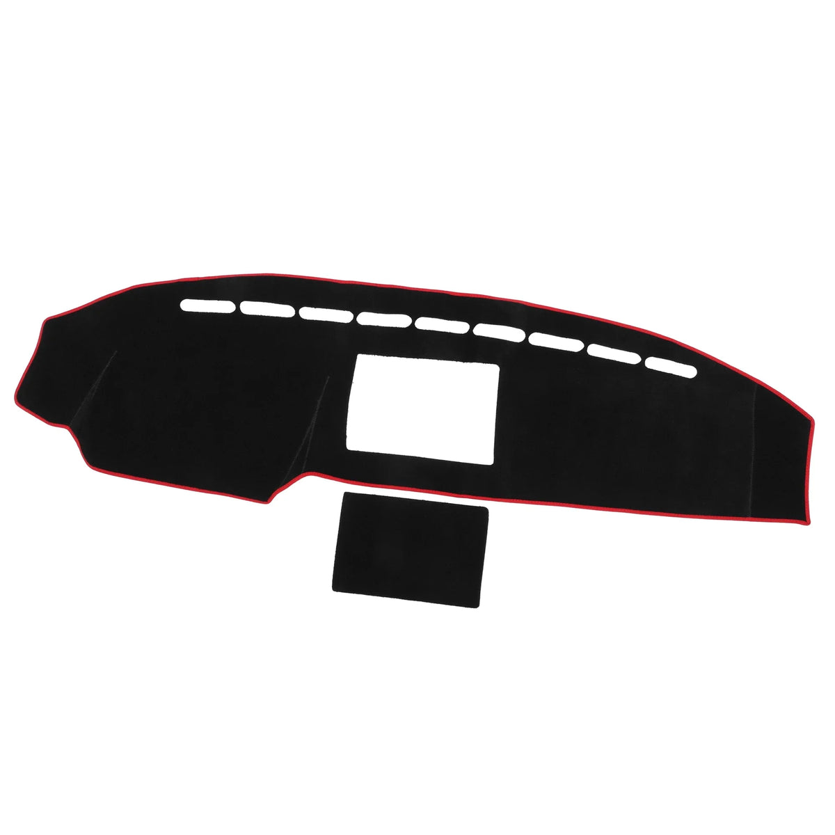 Polyester Dashboard 2008-2014 Unique Bargains Protective Car for Compatible Black F150 Console high quality Center Ford Mat Cover