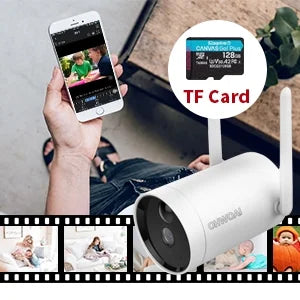 Detection, with Two-Way WiFi Camera, Camera, Vision & Security Wireless Solar Rechargeable Night new PIR Powered IP Battery Audio》Outdoor Panel, Solar Camera Surveillance Home Waterproof, Motion 《Truly