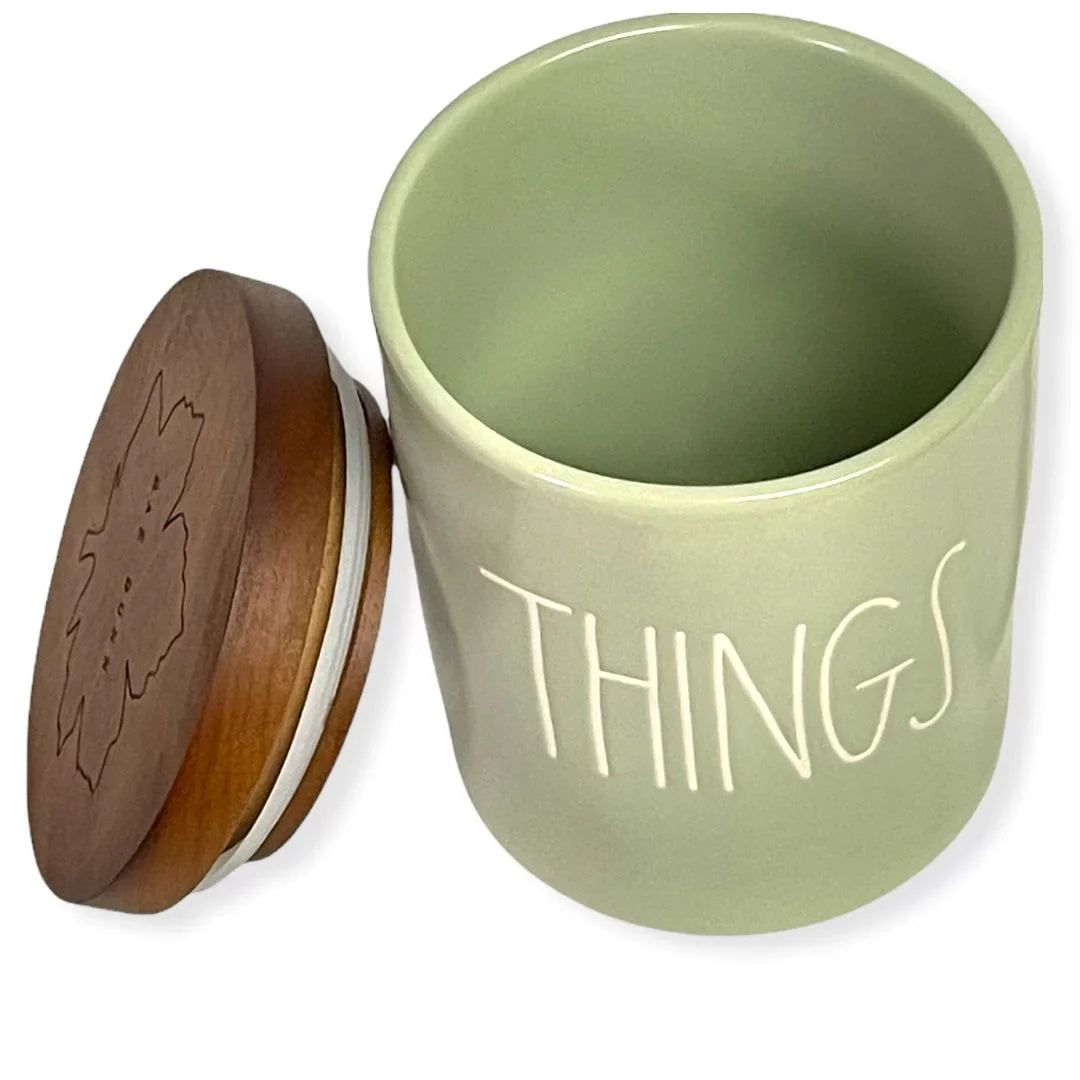 Font Container Rae Magenta Small THINGS Round Green LL Canister Light Dunn By