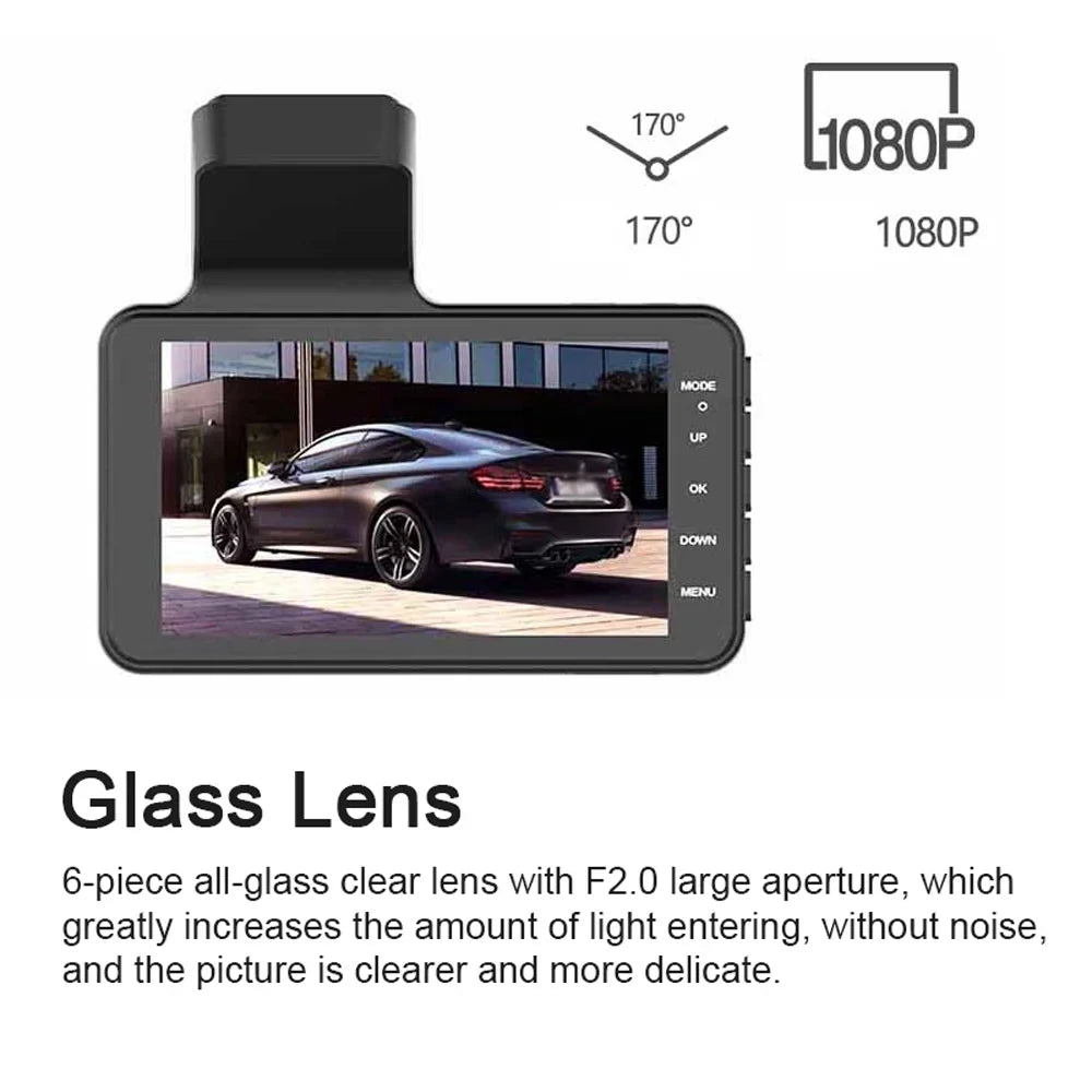 Wide Wide Camera-BUZHI Loop Loop Support Motion 1080P Car Dash Dash Picture Dashcam Camera 170° classic DVR 170° Shinysix LAOSHE Inch Camera,Dashcam dsfen Inch Dash QISUO 4 Wide Car Support