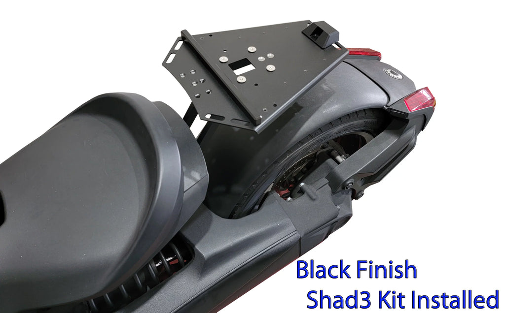 Kit Black Rack Large Am MAX NO Cases Ryker MOUNT Shad installed Luggage Can NEEDED.