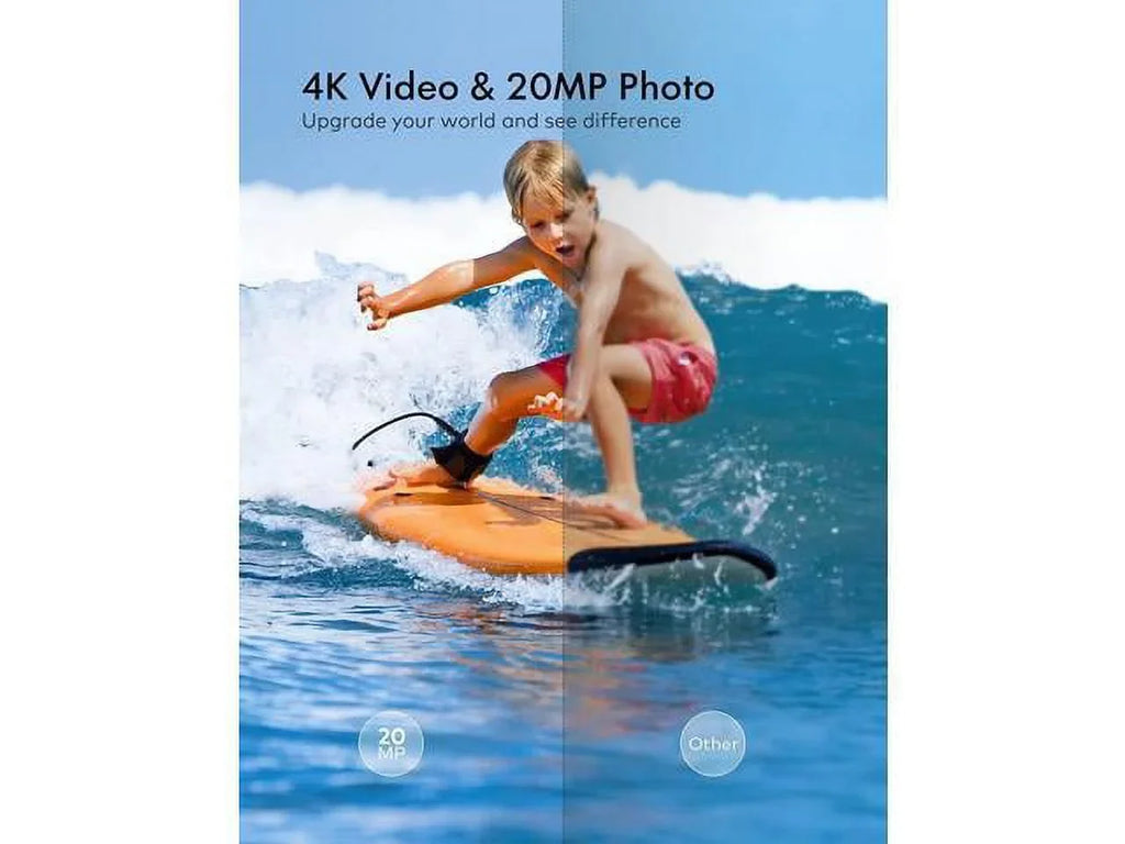 Wide Remote GA100 170° Action Dual Helmet EIS, high quality 20MP Camera Accessories Mount Control, and Underwater 30FPS, WiFi 4K Waterproof Microphone Batteries with Camera, 40M Camera 2x1050mAh Angle Kit