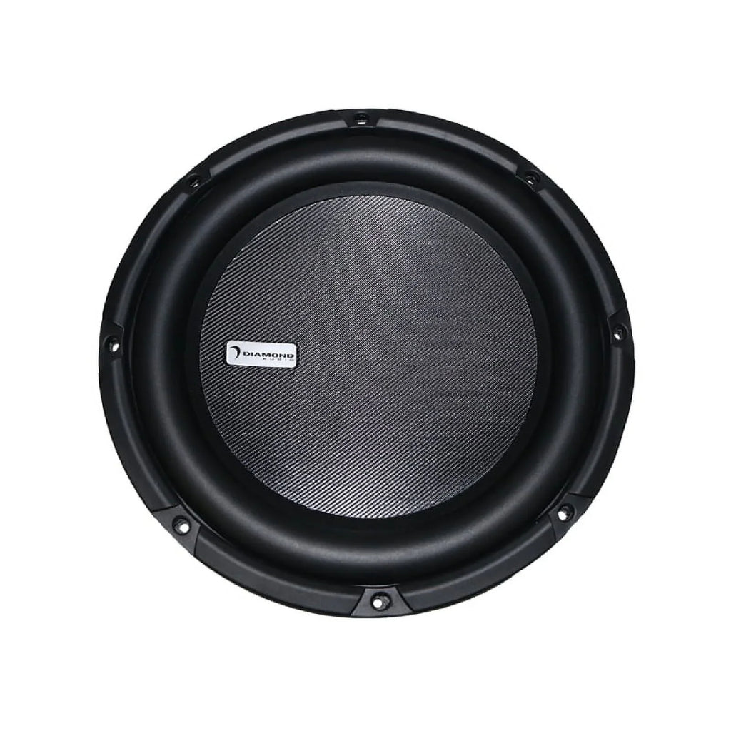 RMS Audio Diamond Subwoofer Series Peak DES124 500W (1000W Elite 4Ohm Voice Coil 12" Dual Handling) Power Diamond