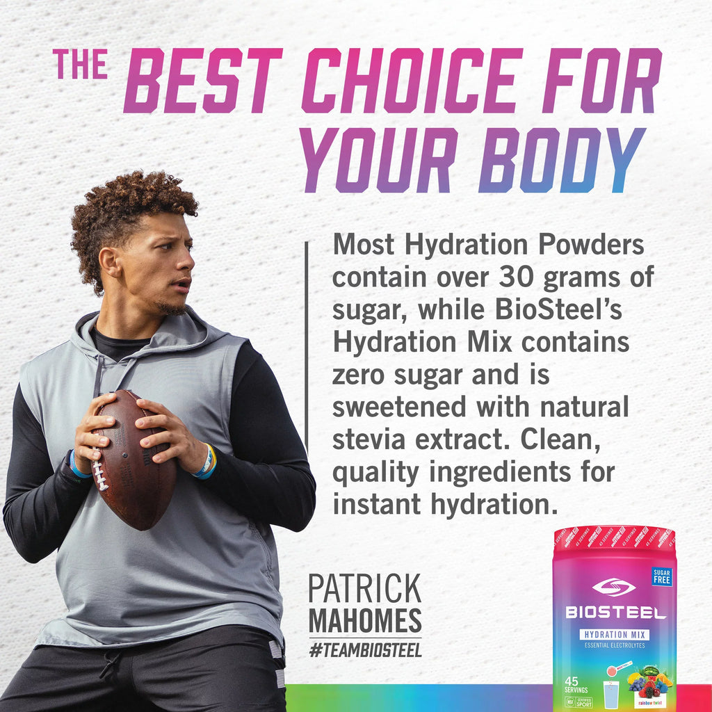 Electrolytes, Flavor, trendy Essential Twist Servings Zero Rainbow Great Hydration Hydration 5 45 BioSteel with Tub per Tasting Sugar Mix,