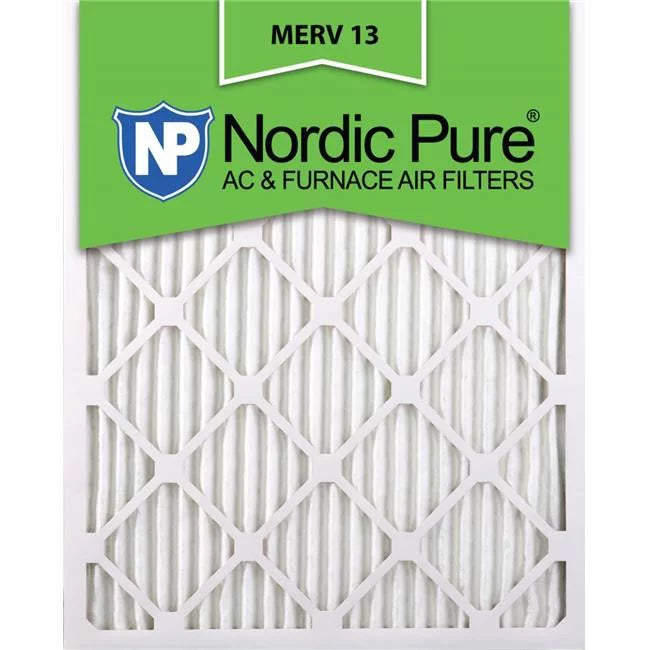 in. 22-1-4x25x1ExactCustomM13-6 13 6 1 25 of MERV Exact - Nordic Furnace AC x x 22.25 Filters, Pack Pure
