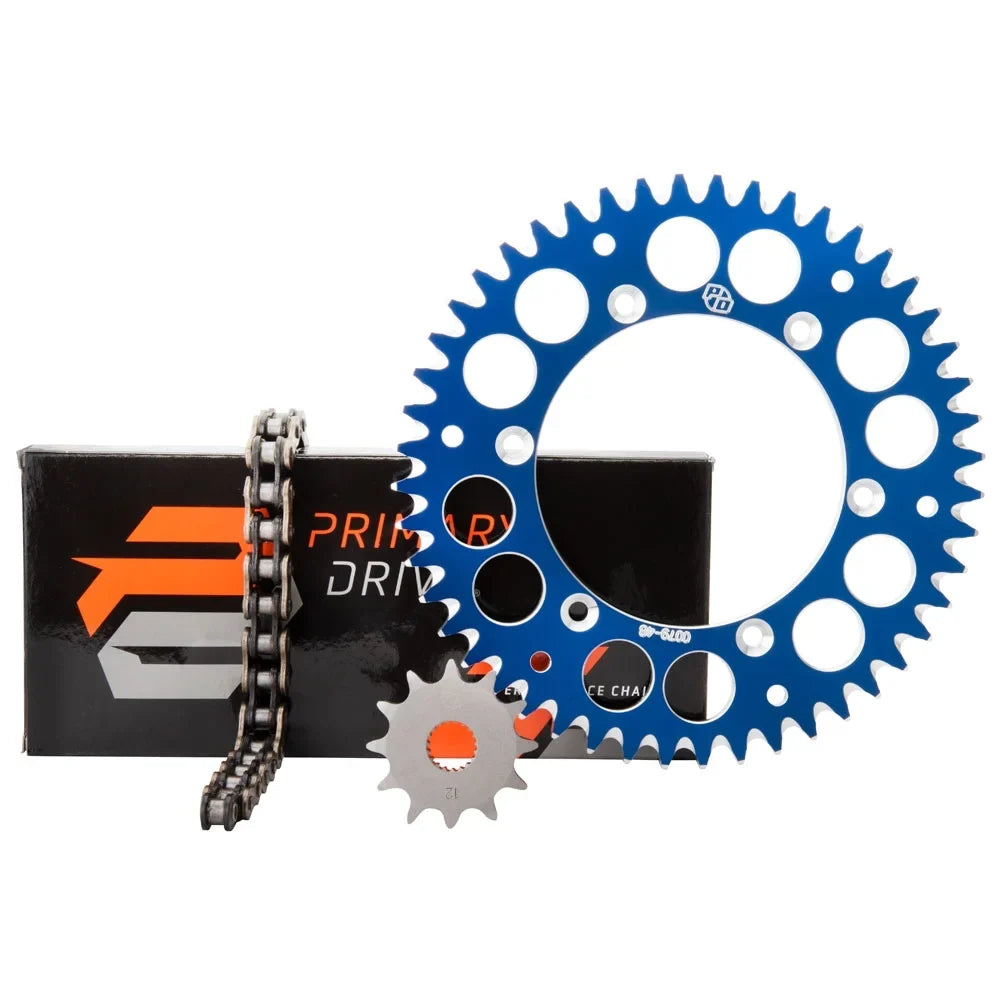 Kit 2015-2022 Rear For Alloy X-Ring Chain Sprocket Primary & YAMAHA YZ250FX Drive Blue