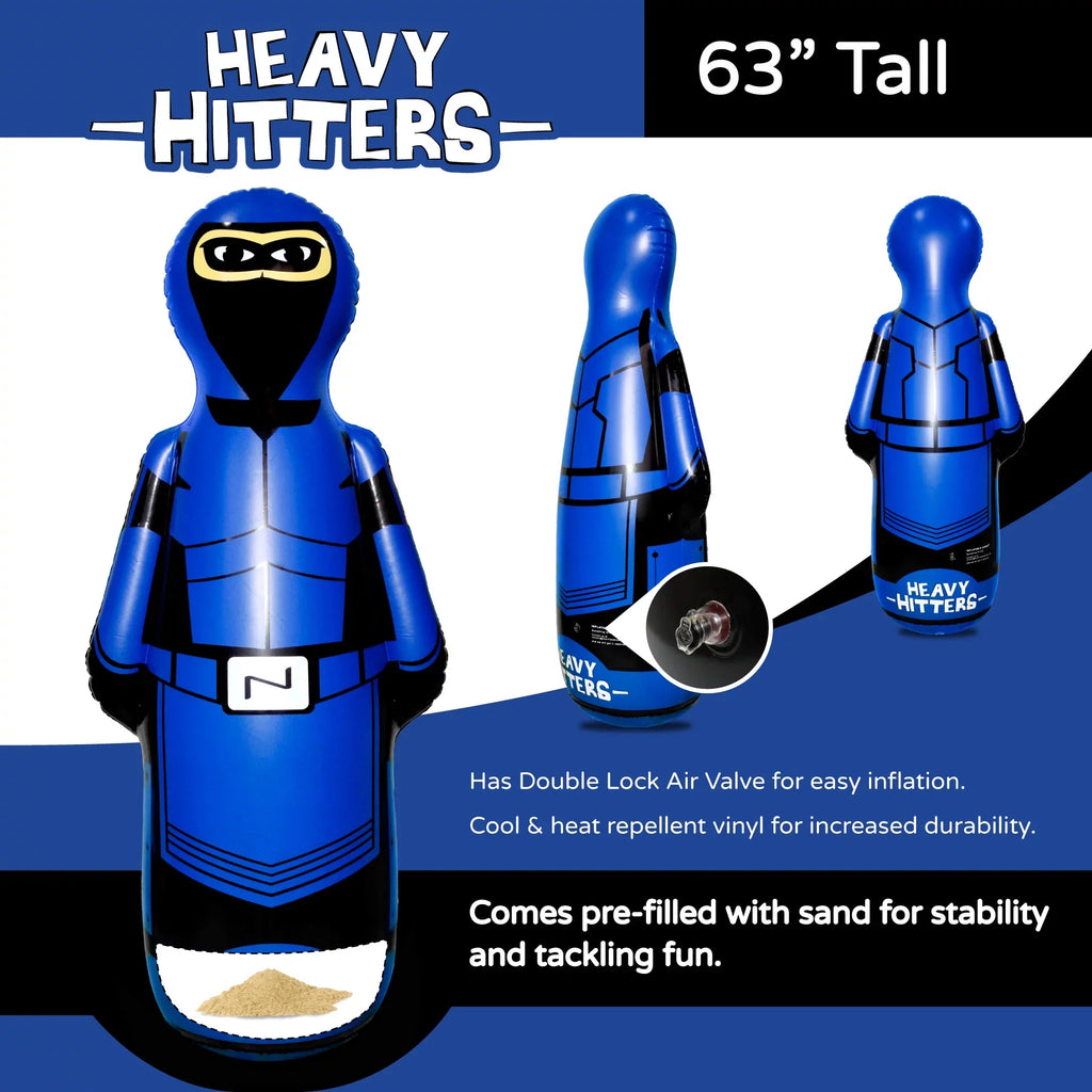 Dudes) Sand |Filled Kids Punching inches Large Ninja new - Bag (Inflatable with 63