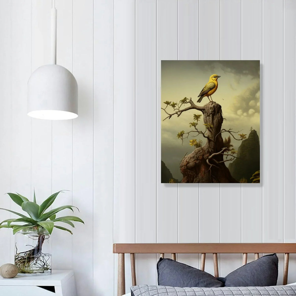 Audubon Eagle Lost Cabin Framed Decor Print Painting Fine Sea | Gift | Gold Artwork Reproduction Frame Poster Hunting by | Art Wall | Image | James in Beveled COMIO