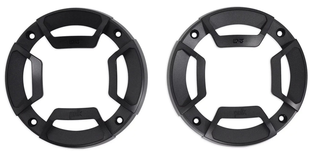 ATV/UTVCART (2) Tower Audio trendy Speakers+MTX Amp 4" For 2-Channel Chrome Polk