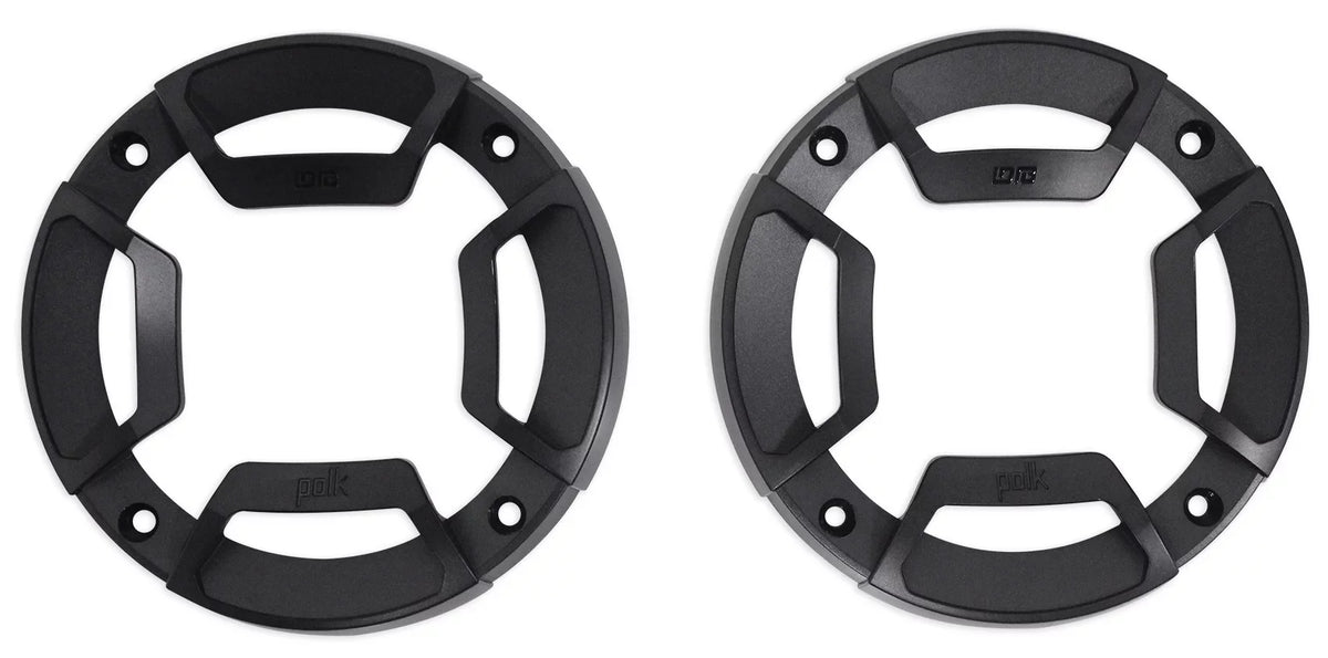 ATV/UTVCART (2) Tower Audio trendy Speakers+MTX Amp 4" For 2-Channel Chrome Polk