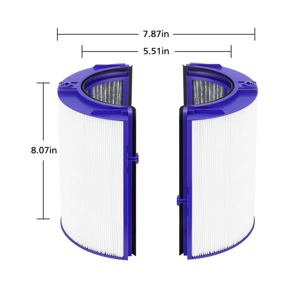 Carbon Purifier DP04, and 2-in-1 HP04 Activated Air Filter HEPA Pure True Purifying Fan special edition 360° Cool for Filter TP04 Replacement