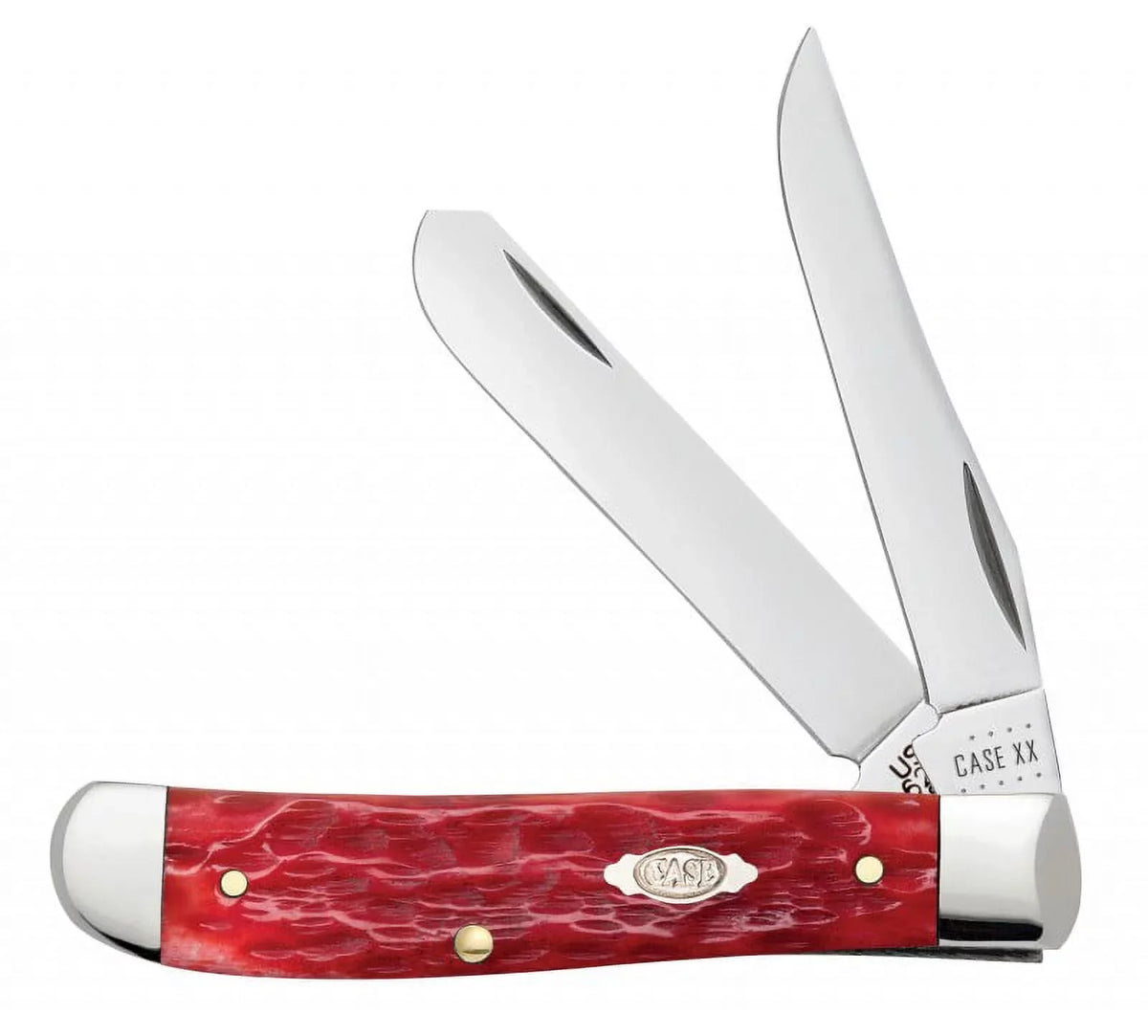 high quality Trapper Dark Seed Case Carbon 31952 Mini Red Pocket Bone XX Knives Peach Jigged Knife Steel