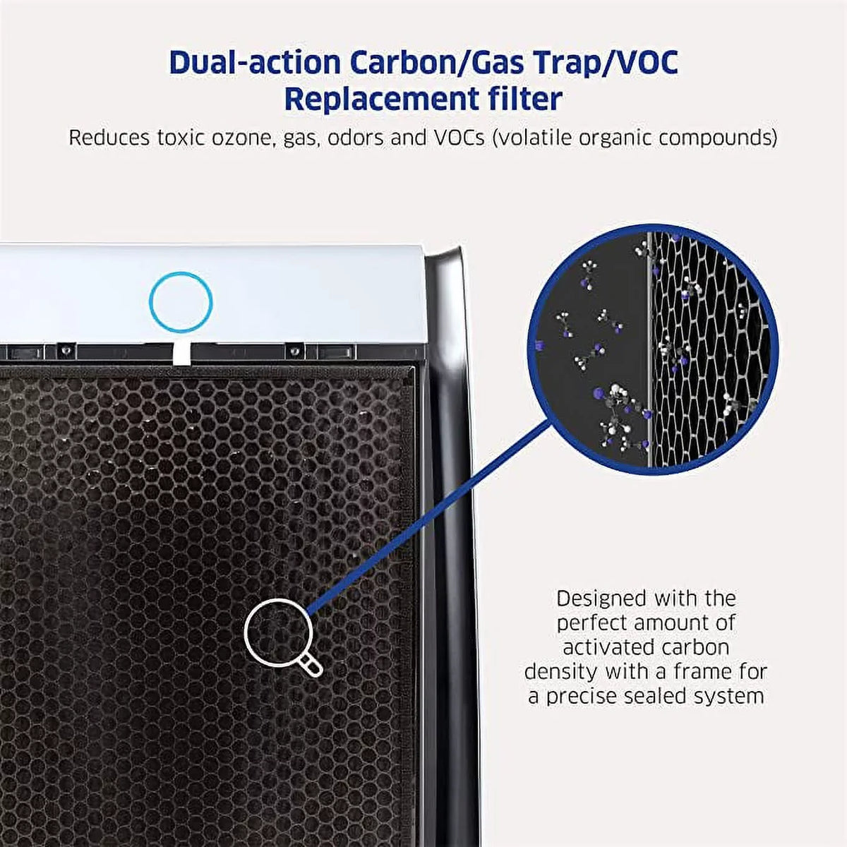 Genuine Pre-Filter Carbon Replacement Filter AirDoctor high quality Trap with VOC 2000 Gas