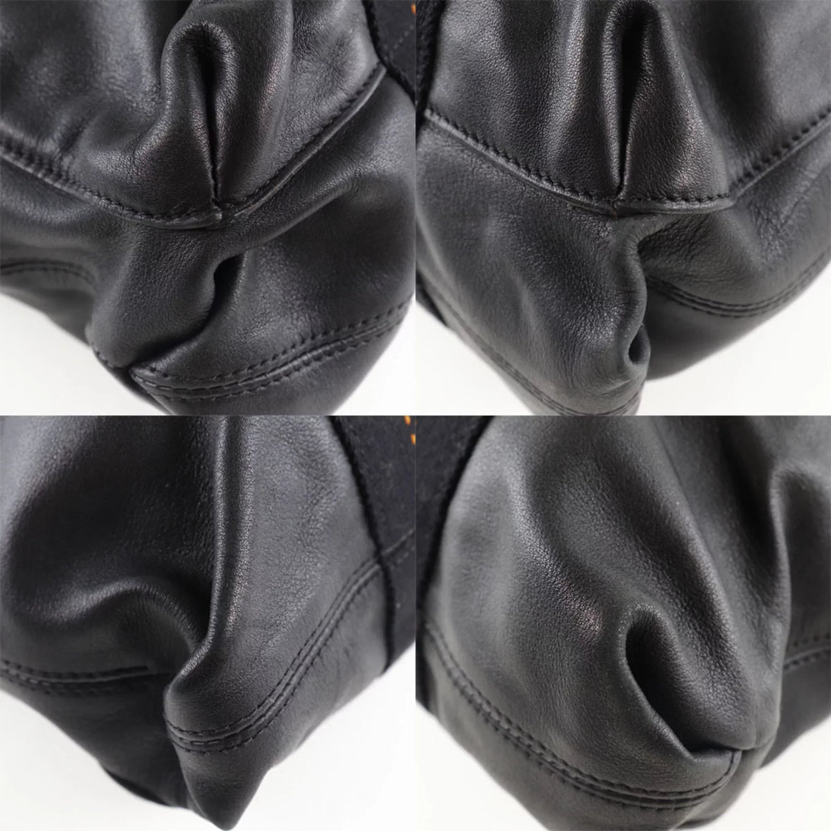 Unisex Pre-Owned special edition Tote Voderma Hermes (Fair) Vertical PM Black Caravan Bag