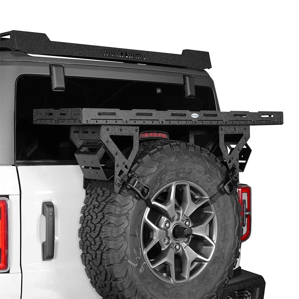 RV Wrangler Jeep Spare TJ Hooke Utility 1976-2024 Bronco Ford classic Tire JL Fit JK Road YJ Basket