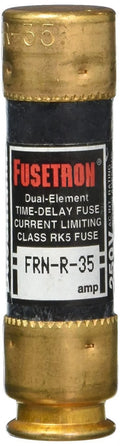 Amp Dual-Element BP/FRN-R-35 Fuse 250Vac Bussman Time 35 Delay Non-Indicating