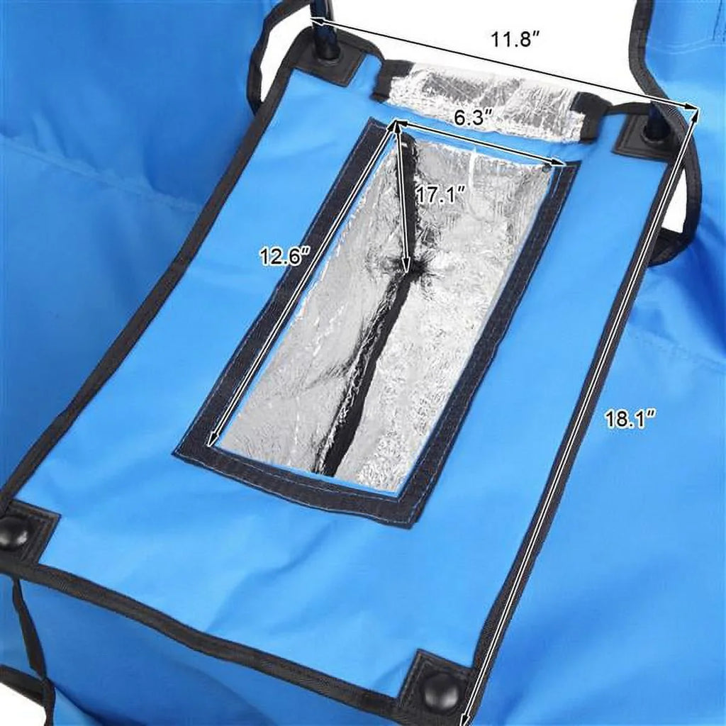 Camping Double Carrying Chair, Portable Folding Holder for Bag, Camping Outdoor Pool with High Beverage Park Blue new SYTHERS Chair, Beach Beach Table Strength Outdoor Patio Chair Mini