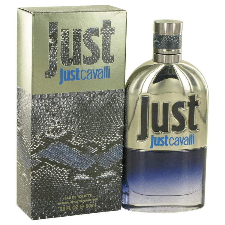 De Cavalli Toilette Eau Cavalli Spray for Men Just 3 special edition Roberto New oz