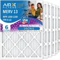 WICKED FPR 2200 Furnace MPR CLEAN USA Conditioner HVAC Air 1500 AIR. FILTERS Electrostatic 9 - classic Pack 13 Filter AC Made Premium Air by AIRX Comparable Filters & MERV 6 14x24x1 to Filter Pleated 14x24x1