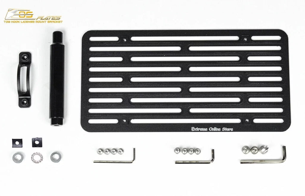 2016-Present Front Extreme Version 2 License EOS Online Sized Plate Full Miata Mount Relocator Mazda Bracket | Store Hook ND Replacement Bumper Tow for
