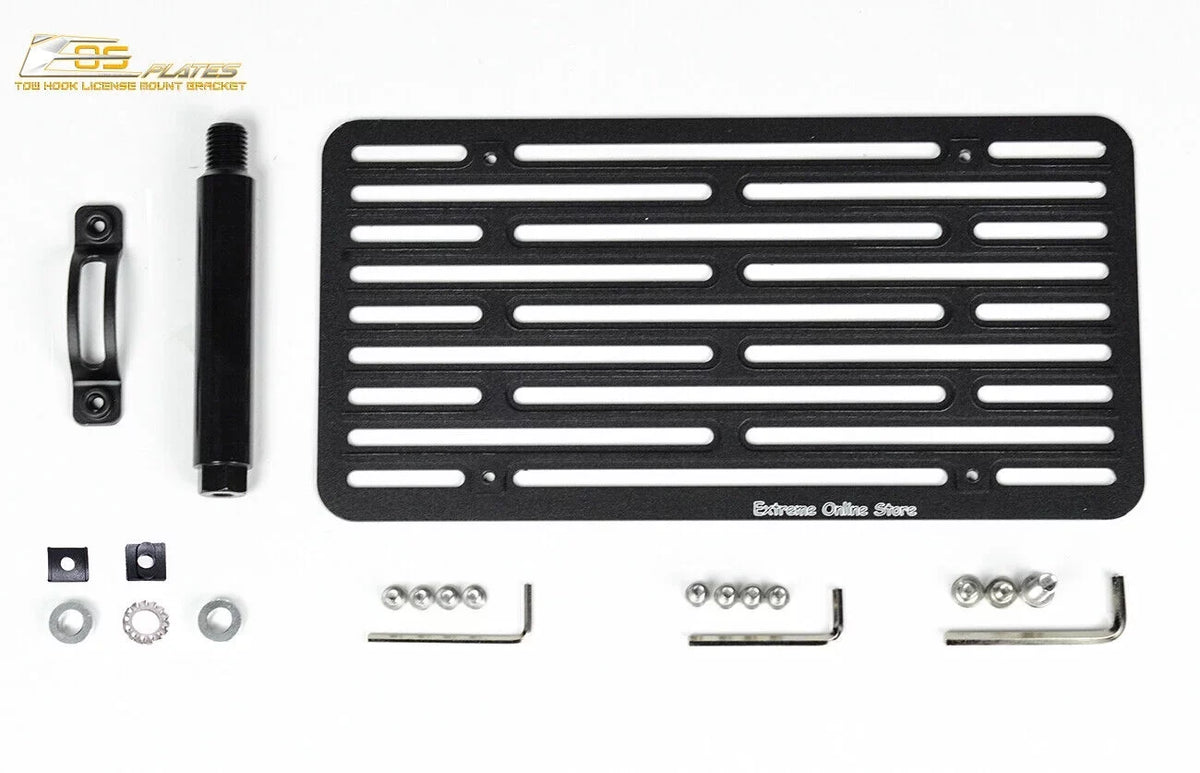 2016-Present Front Extreme Version 2 License EOS Online Sized Plate Full Miata Mount Relocator Mazda Bracket | Store Hook ND Replacement Bumper Tow for
