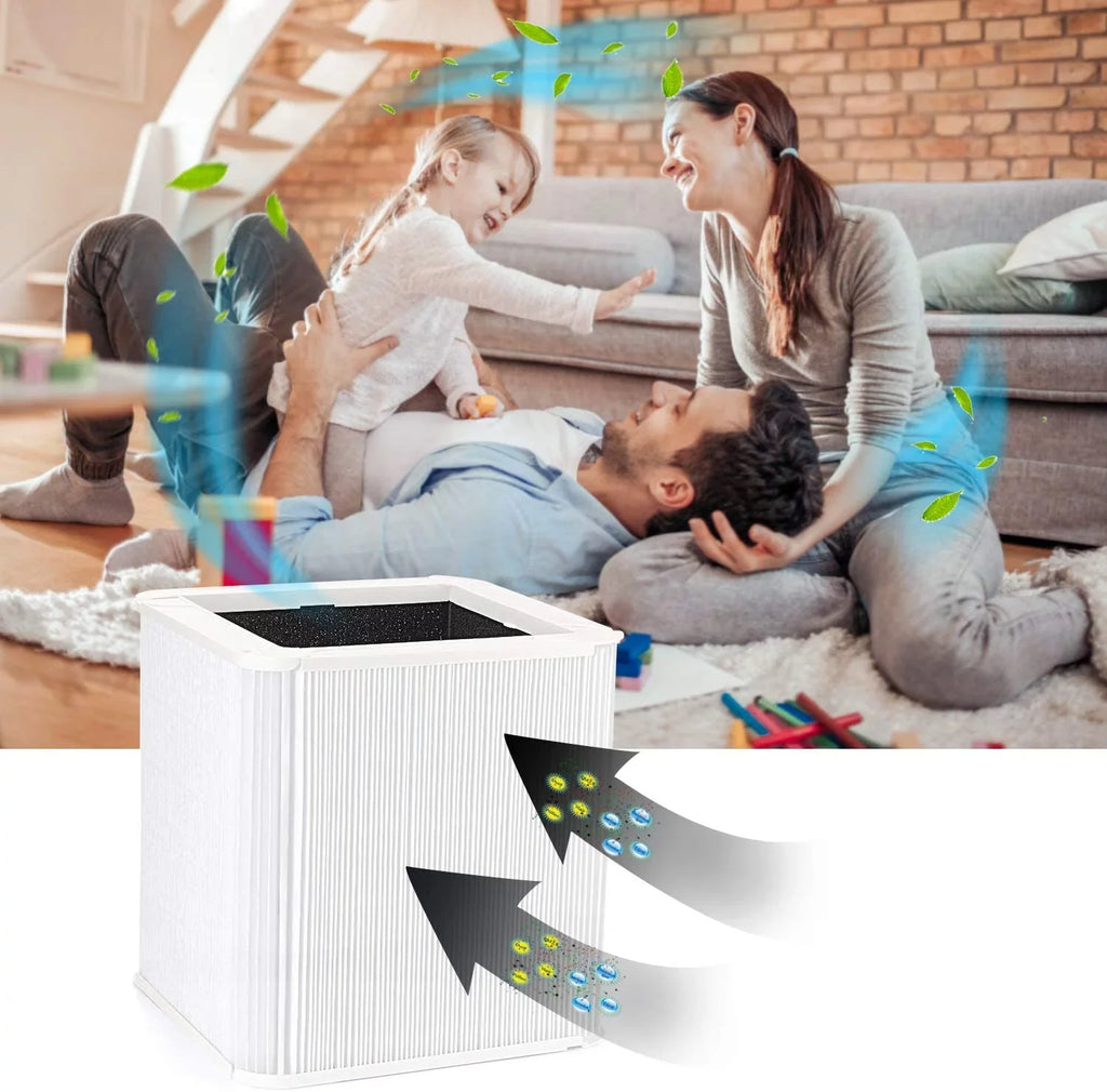 Filter Activated Blueair with Replacement Particle new and 211+ Pure Blue Carbon 211+ Replacement Filter Cleaner Compatible Air Foldable Purifier,