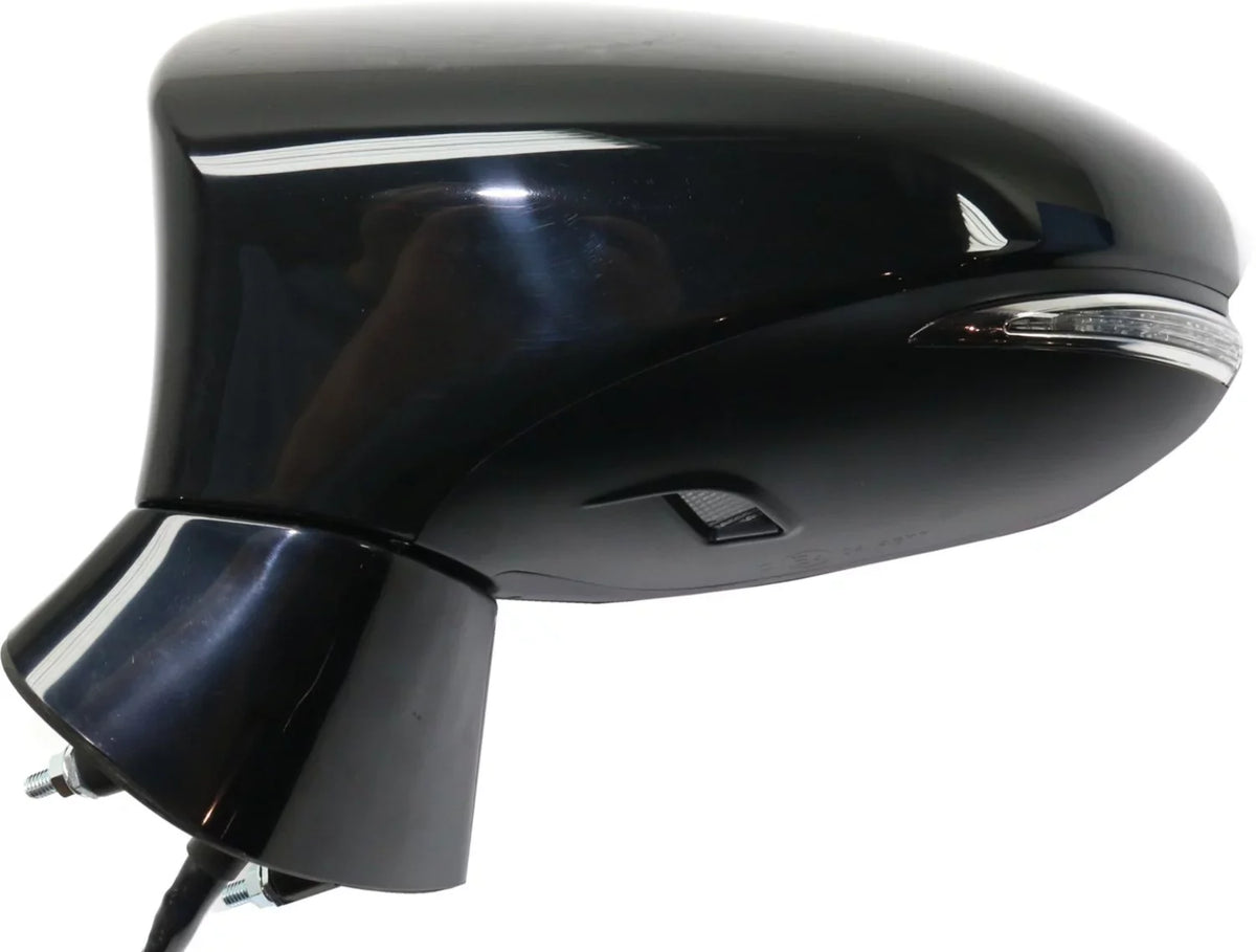 2014-2018 Blind Spot GS350 Detection Glass Light Driver In-housing Heated Side 2016 Compatible Mirror Paintable GS200t Lexus classic in Left With w/ Kool-Vue Signal