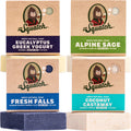 Pack Soap Yogurt Squatch Eucalyptus Variety - Men's Castaway, Greek Soap Sage, Men's Coconut - Alpine Fresh Bar Natural trendy 4 Falls, Dr.
