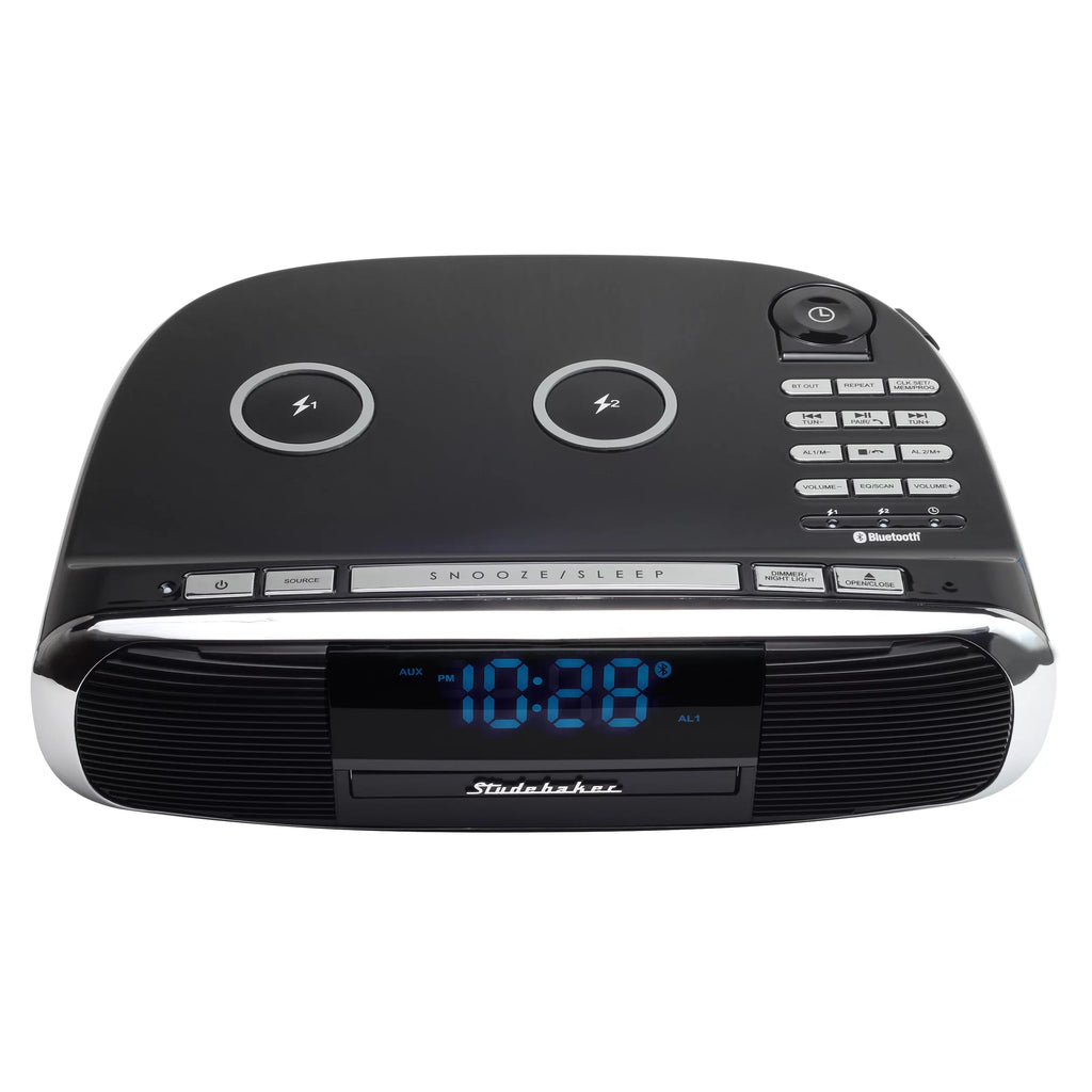 Qi System with Radio, Station Music CD, Workstaton and Wireless HiFi Studebaker FM Charging