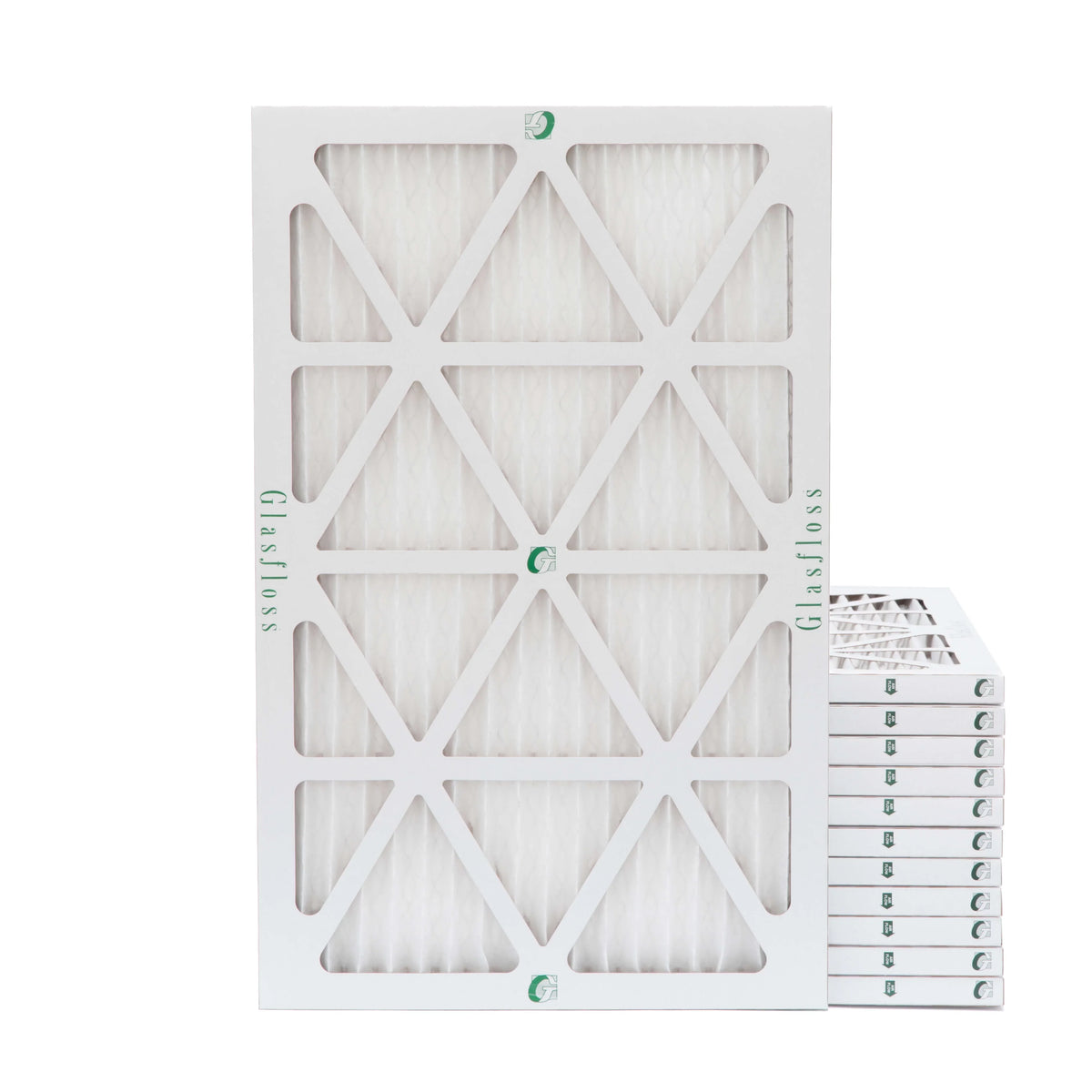 Size: by 13 x 24-1/2 Pleated Pack high quality 7/8 Filters Air Glasfloss. x MERV 14x25x1 13-1/2 of Actual 12
