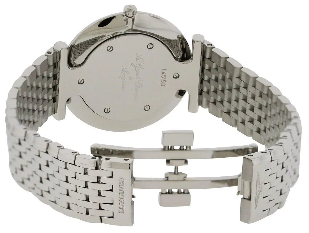 Stainless La Grande Diamond Steel Watch Classique Womens & L4.515.0.87.6 Longines