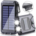 US Battery Charger 2023 Solar External Bank 9000000mAh Waterproof Power Portable