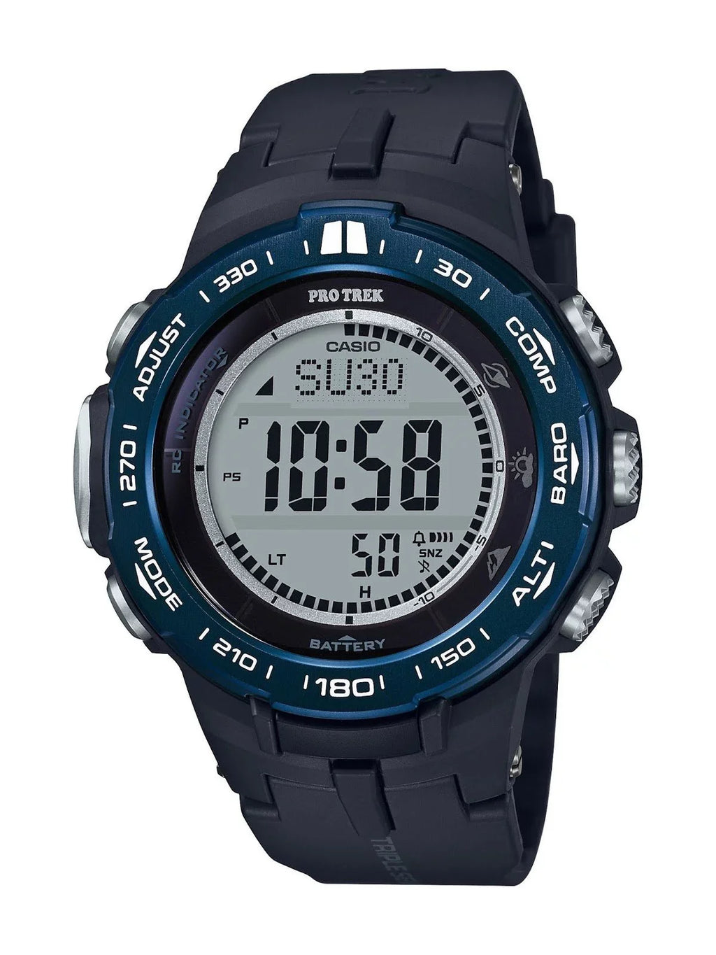 trendy Triple Atomic Solar Men's Sensor Watch Trek Pro