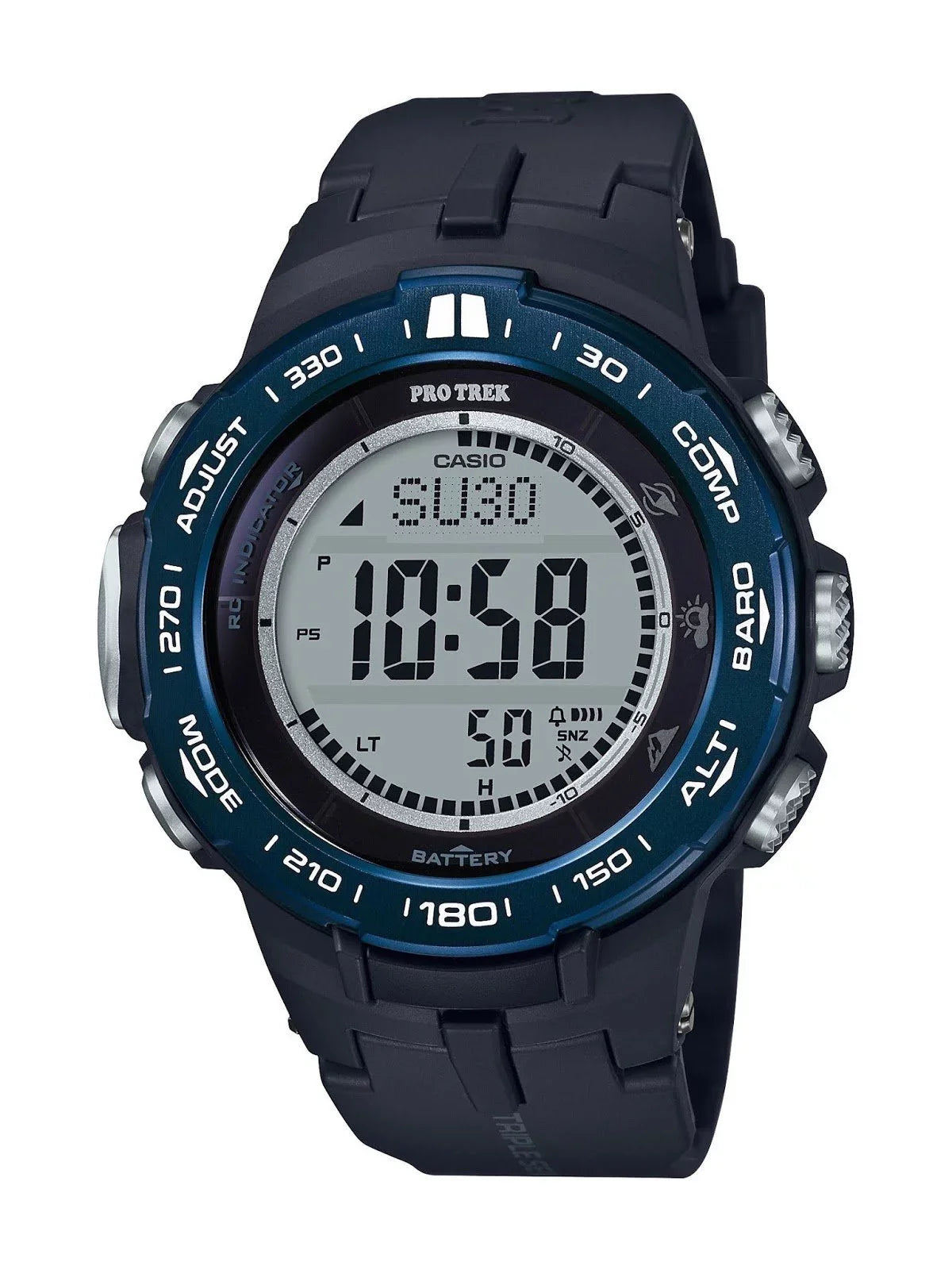 trendy Triple Atomic Solar Men's Sensor Watch Trek Pro