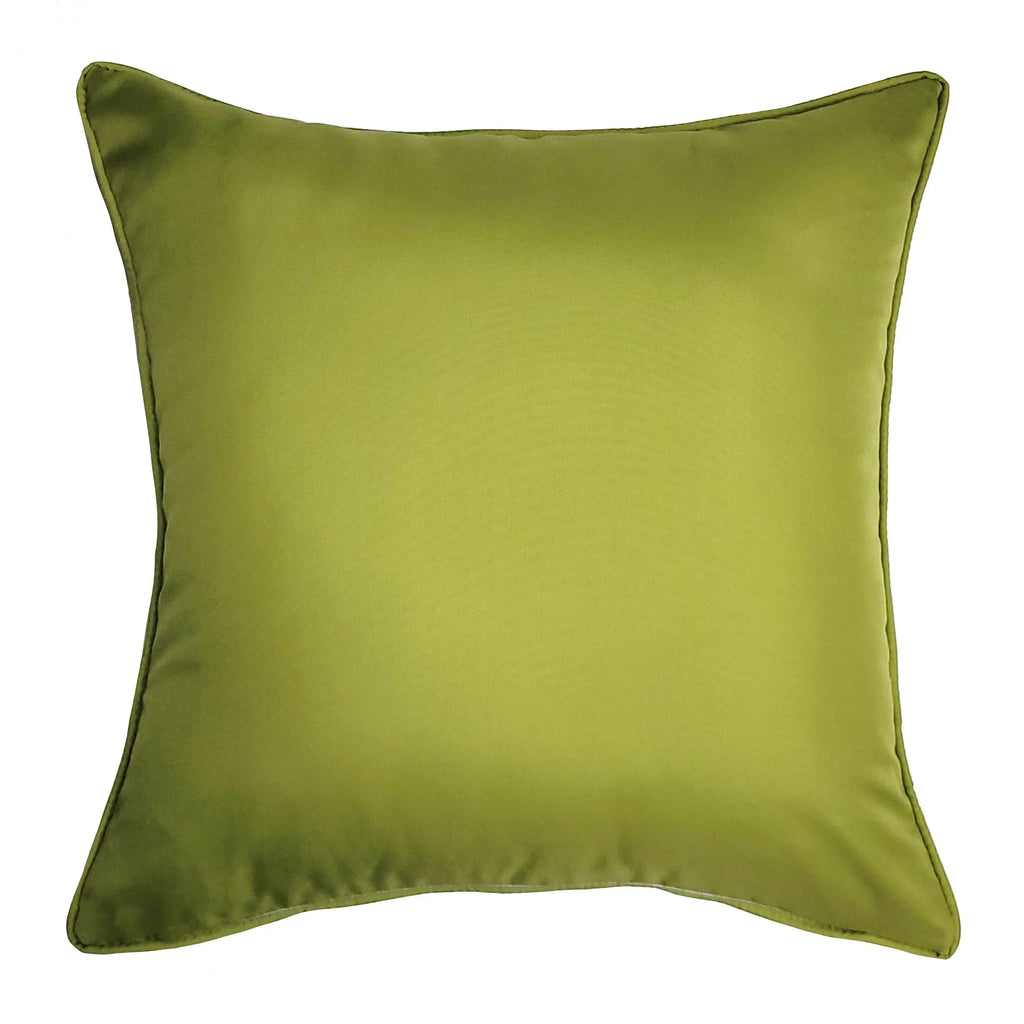 18x18, Throw Multi Leaf Textile trendy Decorative Embroidered Indoor/Outdoor Bold Bird Pillow Company Home Levinsohn At Edie