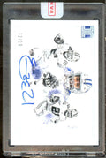 Canvas #8 Creations Panini Autographs Elliott Impeccable 2019 Silver Ezekiel