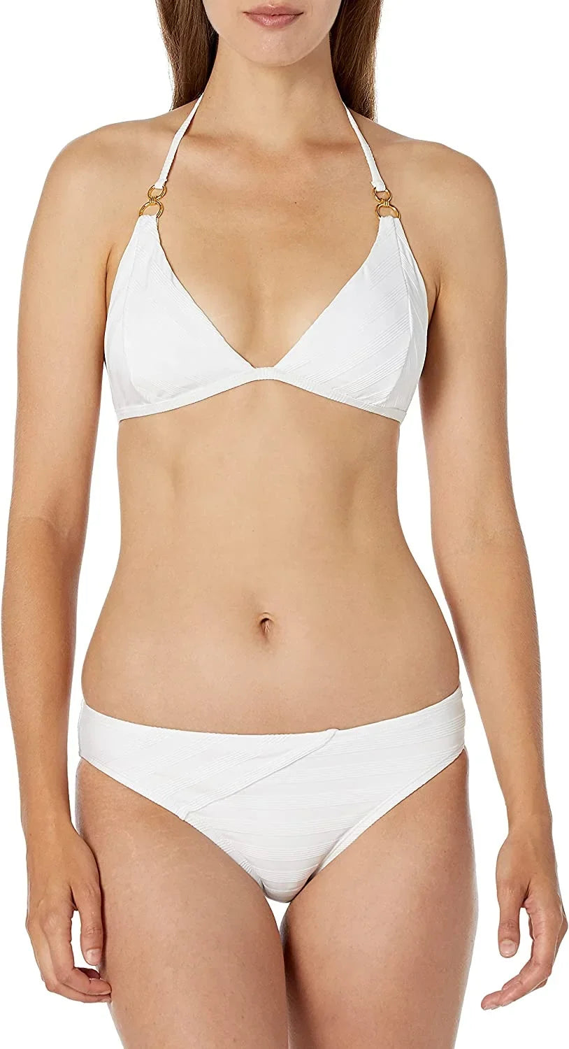 high quality White La Womens Swimsuit Blanca Halter 12 Triangle Top