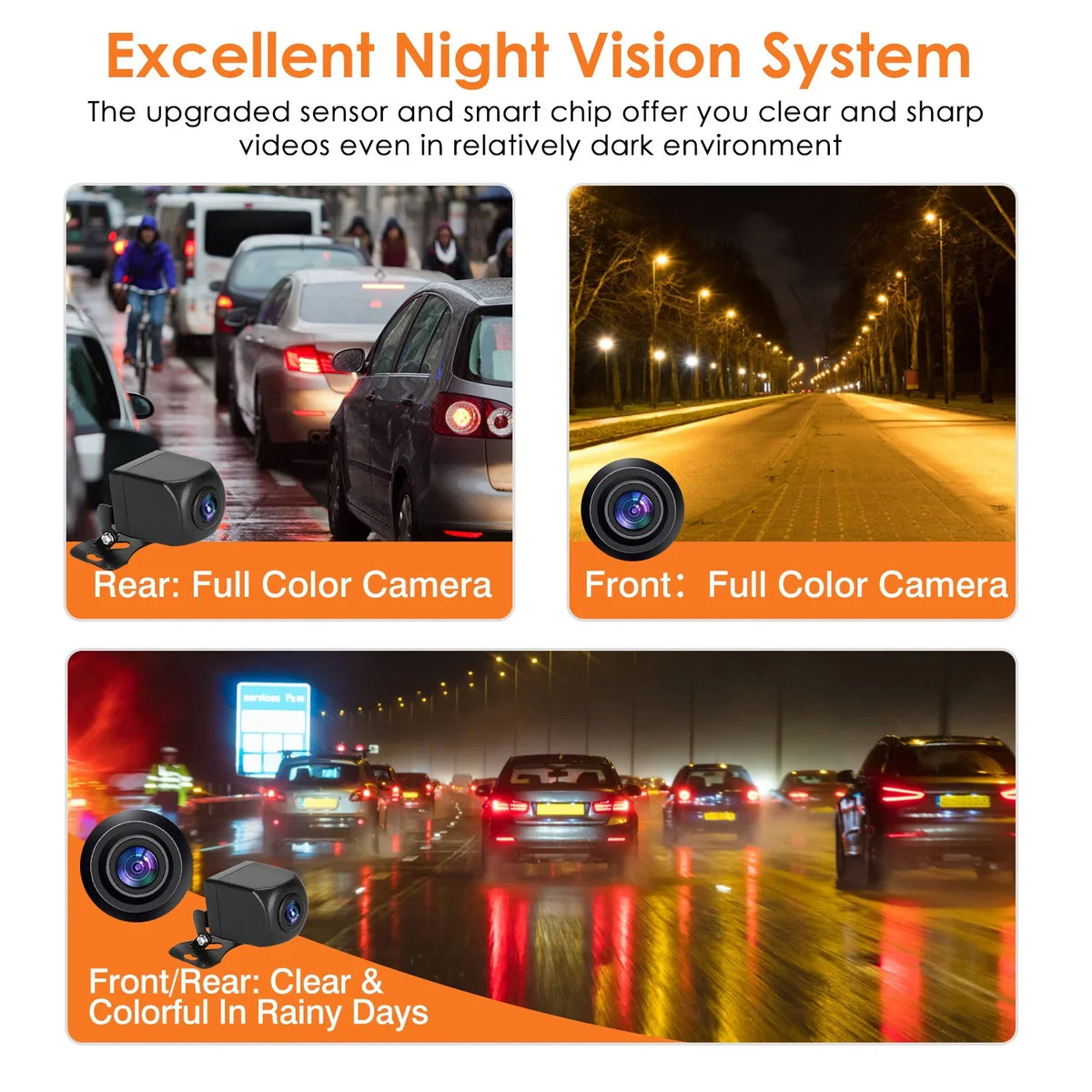 4K Motion Control Cam Detection 12in Recording Control DVR Camera Recorder Car Angle APP classic with Voice G-sensor 170° iMounTEK Camcorder Loop Dash Night Vision