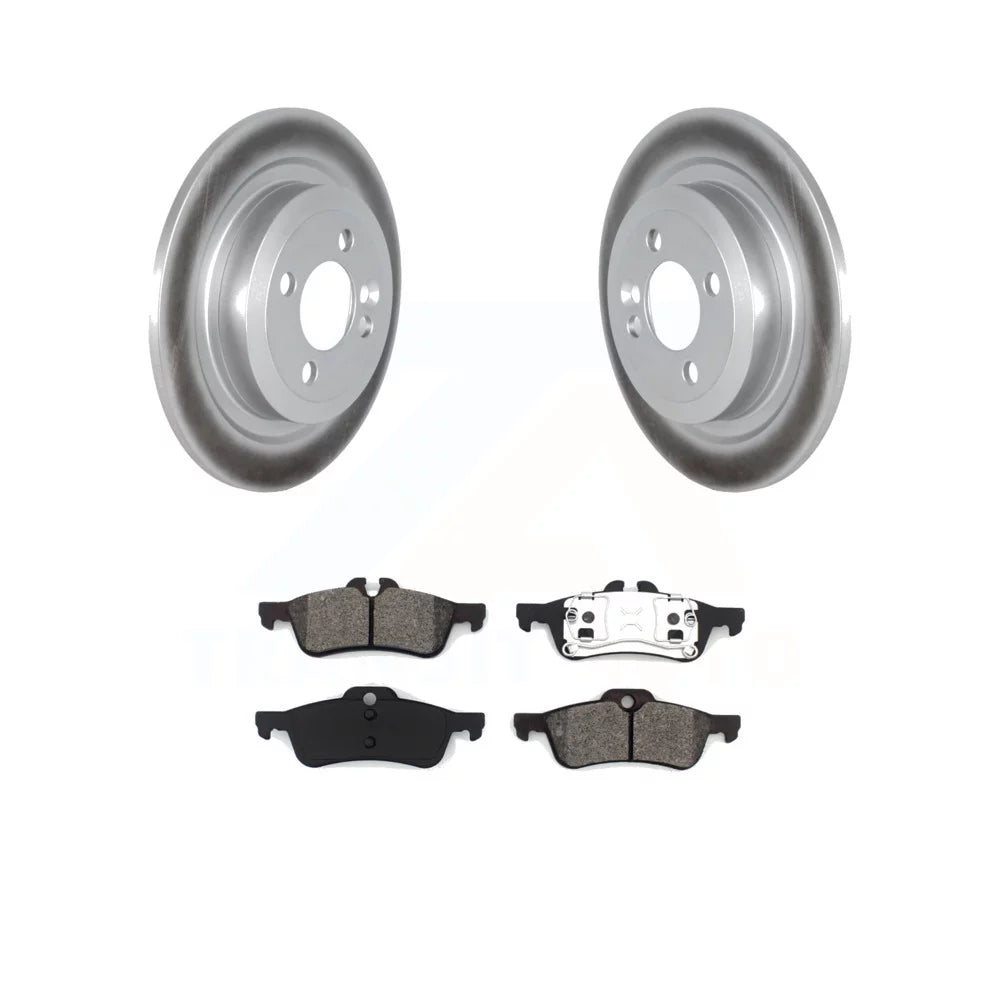 280mm Diameter Pads Rotor And Rotors Auto For Coated With Cooper Convertible Mini Rear - Disc Kit KGS-102310 Transit 2007-2008 Semi-Metallic Brake