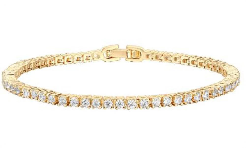 True Iced Testament Glamour Watch, Diamonds Timeless a Crystal Out Women's to (L0504LA-T Beauty Luxury Classic-GLD) and blinged-Out