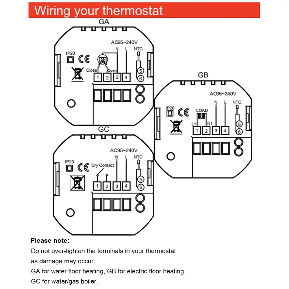 / Temperature With Temperature Water Compatible -- Thermostat,5a / Compatible Wi-fi With / Water GoolRC Smart Smart classic Temperature App Boiler