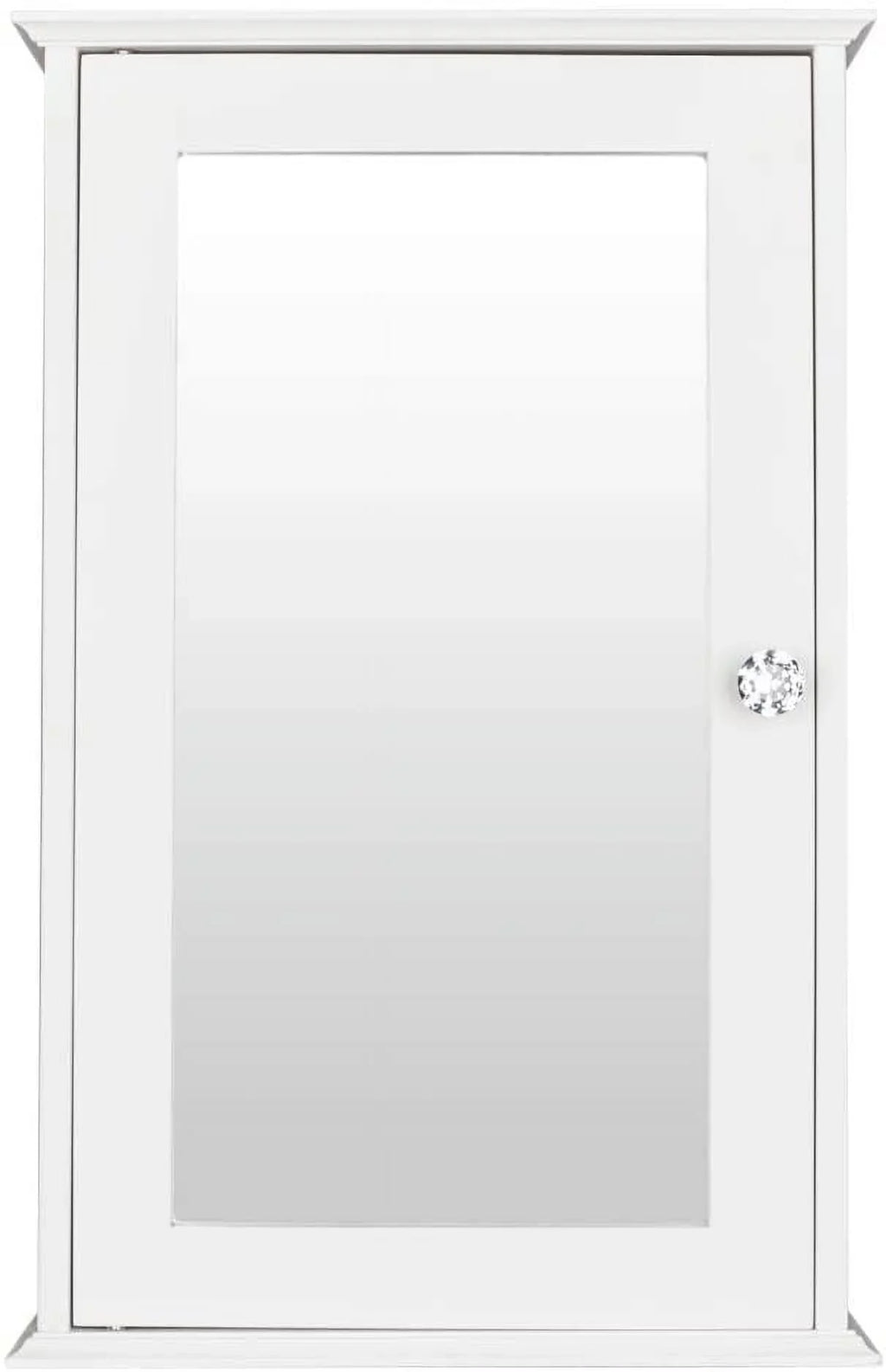 Single Cabinet Adjustable Medicine with Storage White 2 Mount classic Organizer Bathroom Cabinet Shelves Wall Mirrored and BSL Door