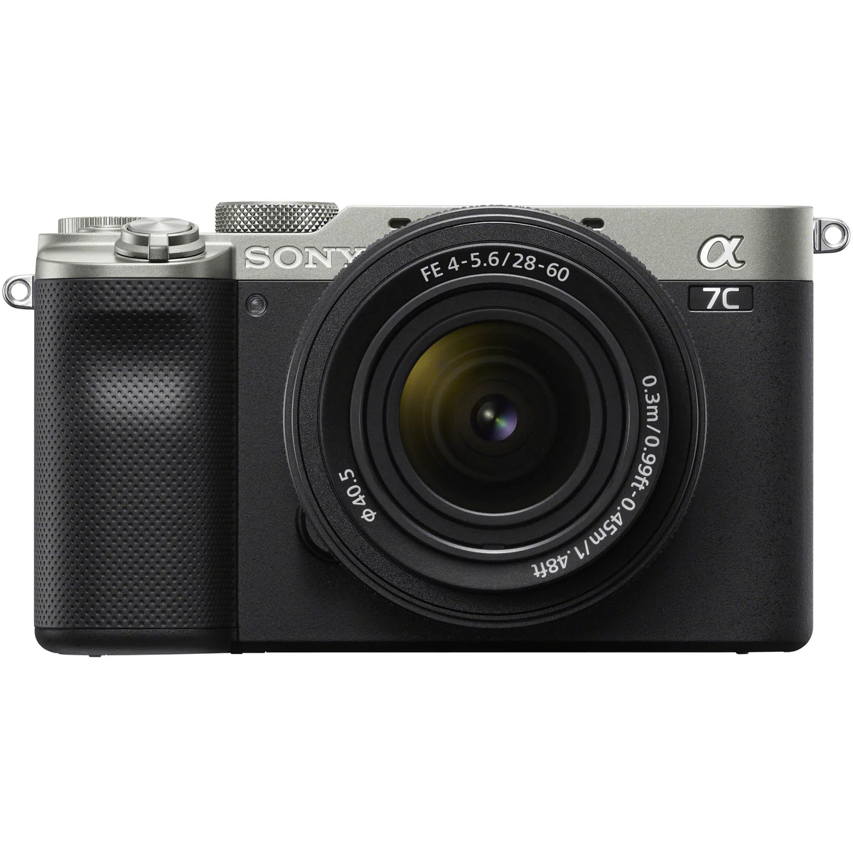 Accessories Remote with Bundle Body Frame Vlogger ACCVC1: Shooting Mirrorless Battery ILCE7CL/S Silver + Full + GP-VPT2BT + w. 2x F4-5.6 Camera Wireless Grip Bag Kit a7C Deco Lens & 28-60mm Gear