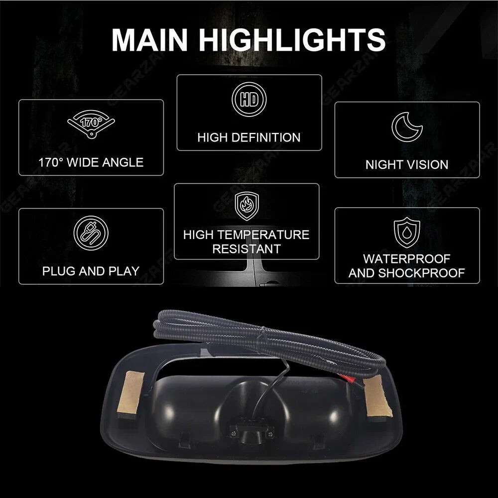 GMC Night -15130742 new Chevy Black Vision Silverado/Sierra View Rear Jahy2Tech Direct Camera Replacement