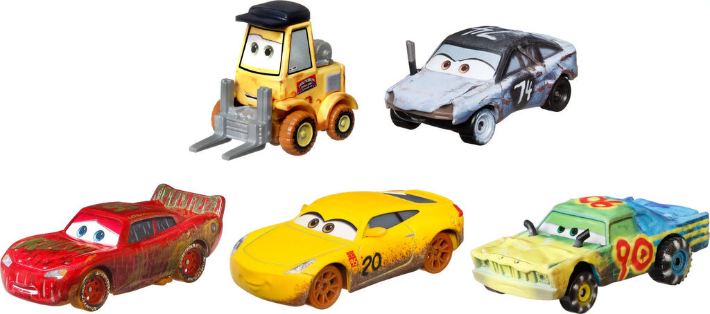 Cars Thunder Vehicle Disney Cars, of 5-Pack Race 3 Toy Hollow Pixar